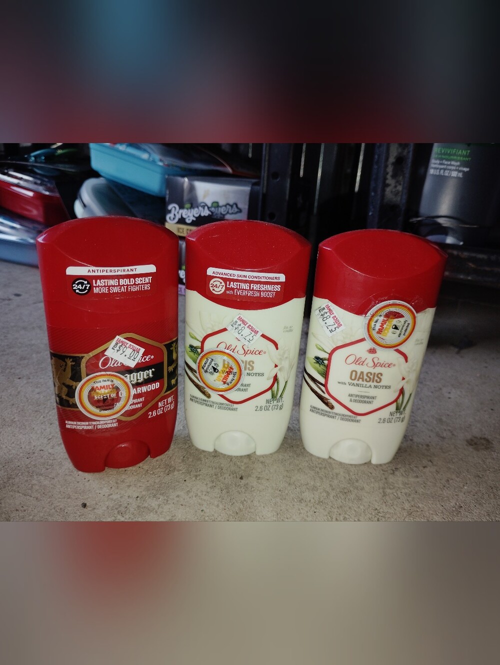 Women Bath & Body Antiperspirant Deodorant Stick - Red and Cream